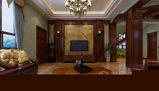 350㎡/別墅/美式