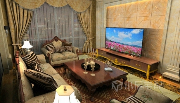 130㎡/兩室兩廳一衛/歐式