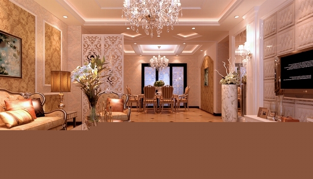 136㎡/三室兩廳兩衛(wèi)/歐式