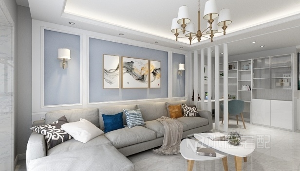 120㎡/三室兩廳一衛/混搭