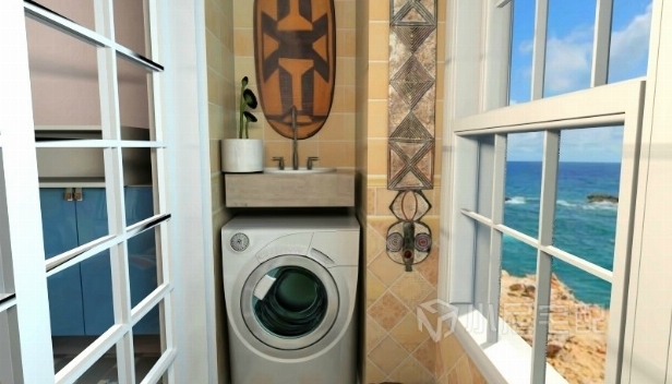 64㎡/兩室兩廳一衛/混搭