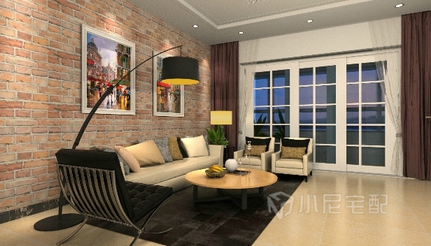 120㎡/兩室兩廳一衛(wèi)/簡約