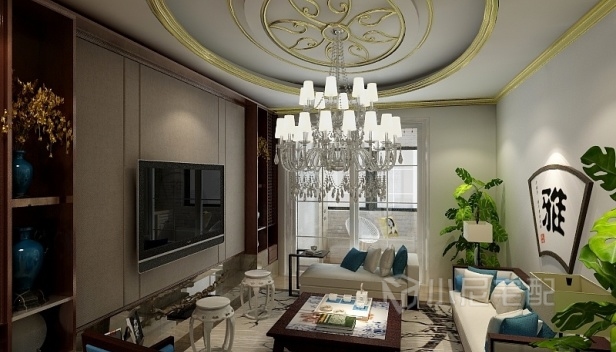 120㎡/三室一廳兩衛/混搭