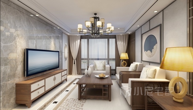 136㎡/三室兩廳兩衛/中式