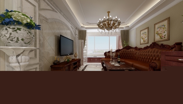 130㎡/三室一廳兩衛(wèi)/歐式