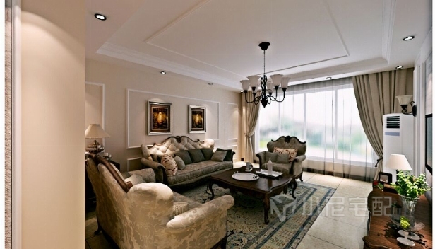 138㎡/三室兩廳兩衛/美式