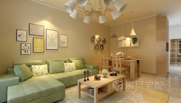 80㎡/兩室一廳一衛/田園