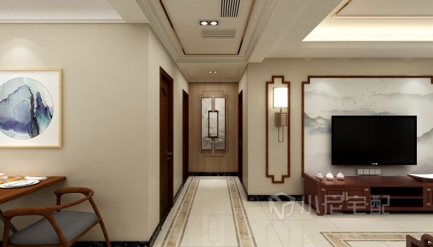 130㎡/三室一廳兩衛/中式