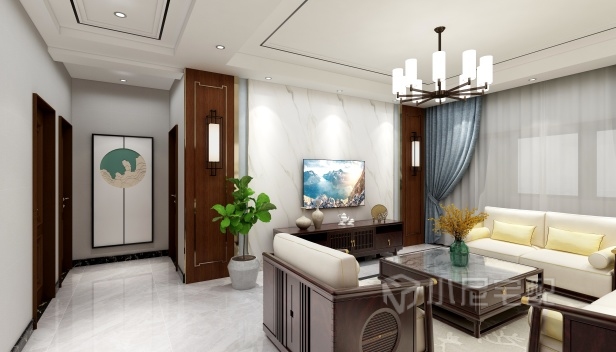 120㎡/三室兩廳一衛/中式