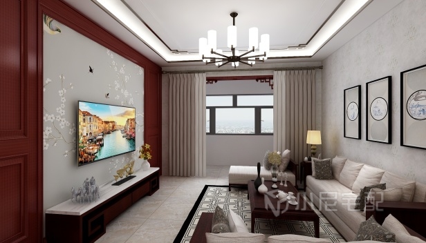 140㎡/三室兩廳一衛/中式