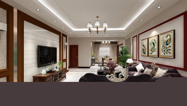 128㎡/三室兩廳一衛/中式