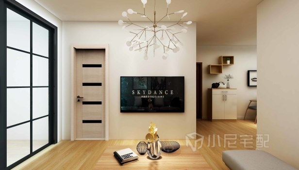 68.28㎡/三室兩廳一衛/美式