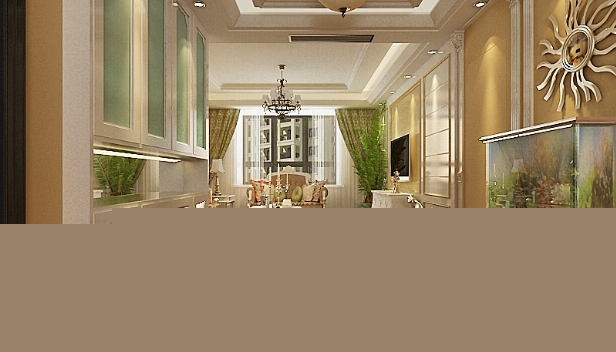 128㎡/三室兩廳兩衛/歐式