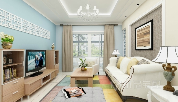 80㎡/兩室一廳一衛/簡約