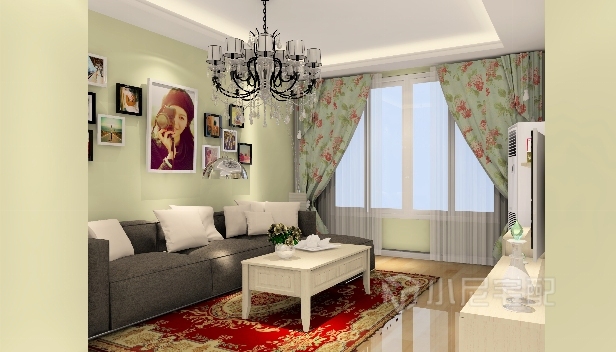 90㎡/兩室兩廳一衛/簡約