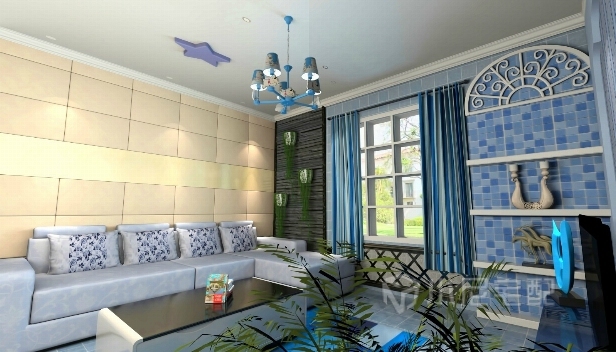 90.78㎡/三室一廳兩衛/混搭