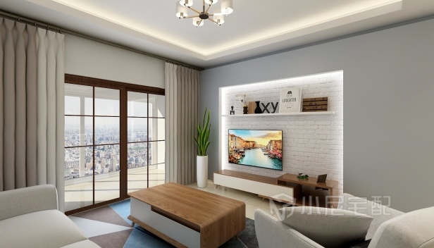 97.67㎡/兩室兩廳一衛/混搭