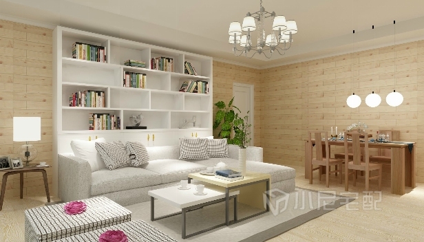 126㎡/三室一廳兩衛/簡約