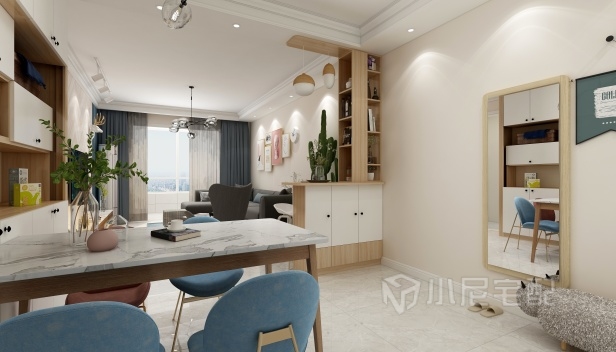 103㎡/兩室兩廳一衛(wèi)/簡約