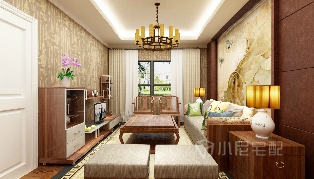 87㎡/兩室一廳一衛/中式