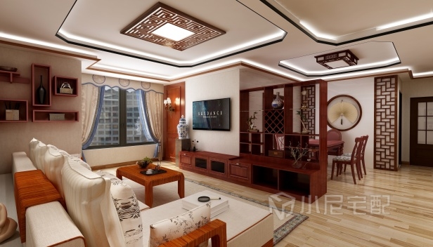 100㎡/三室一廳一衛/中式