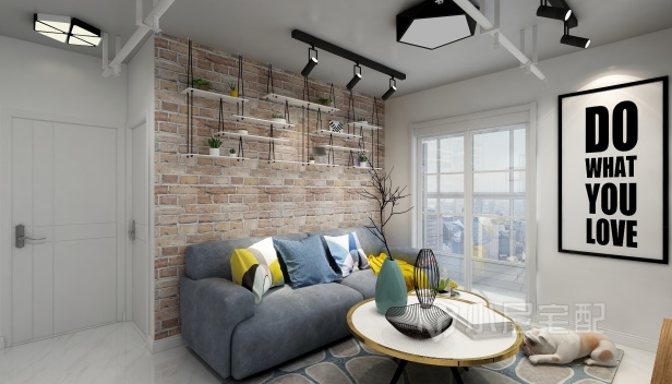 72㎡/兩室一廳一衛/混搭