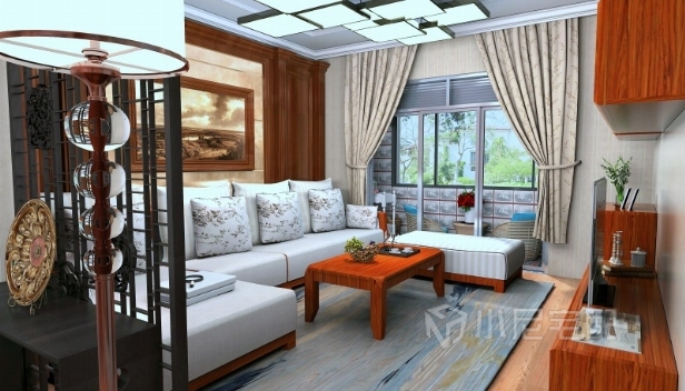 88㎡/三室兩廳兩衛/混搭