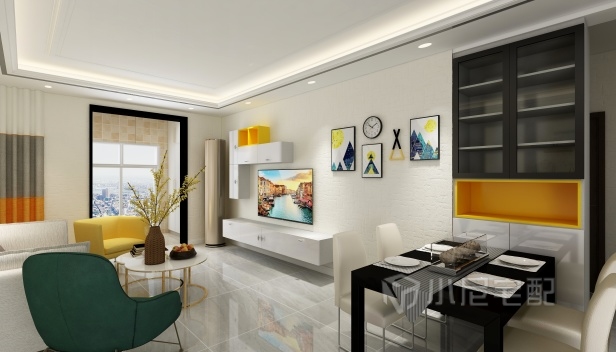 130㎡/三室兩廳兩衛/混搭