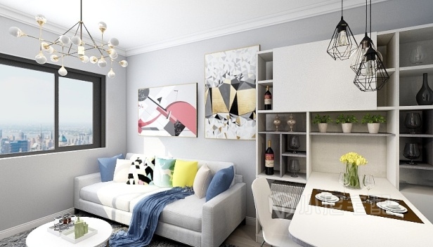 61㎡/兩室一廳一衛/簡約